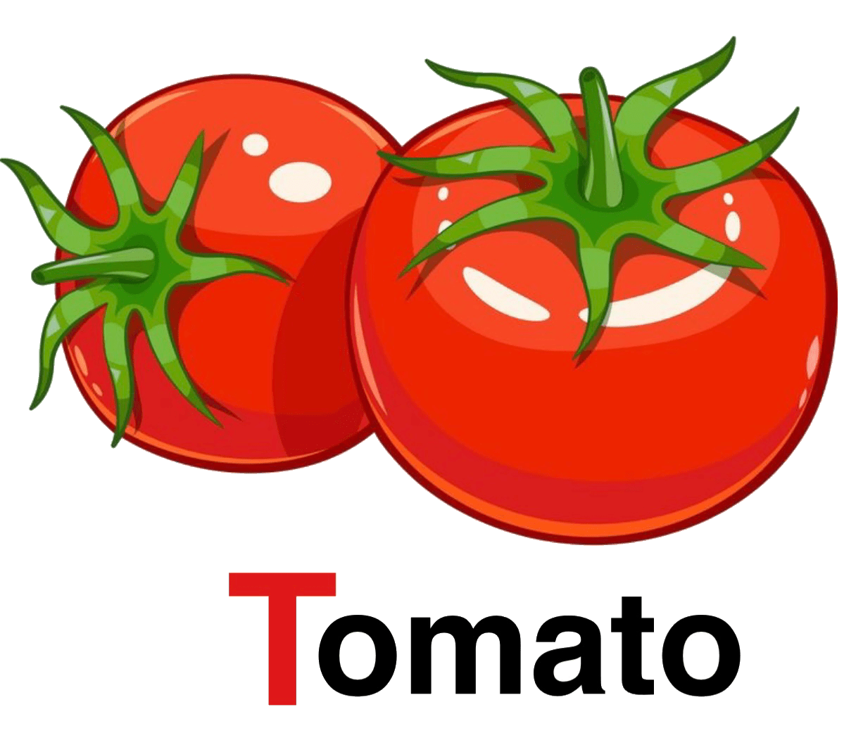 Tomato pin page clipart transparent