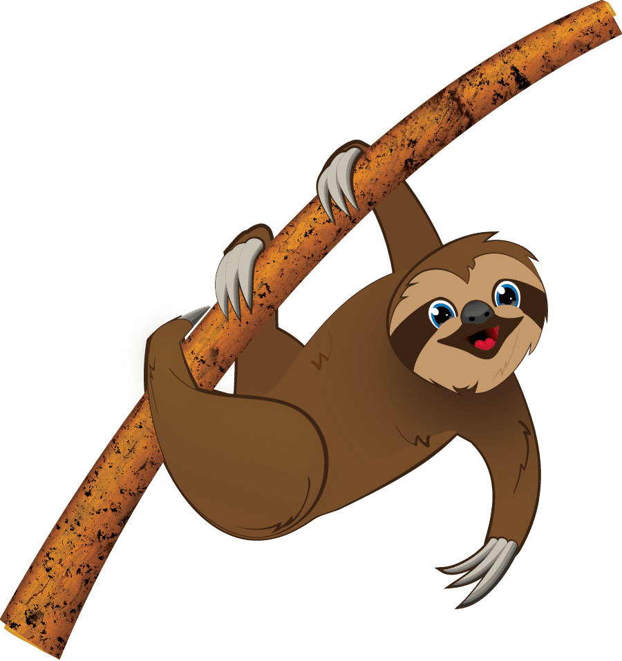 Sloth revo the original bag of poo clipart free