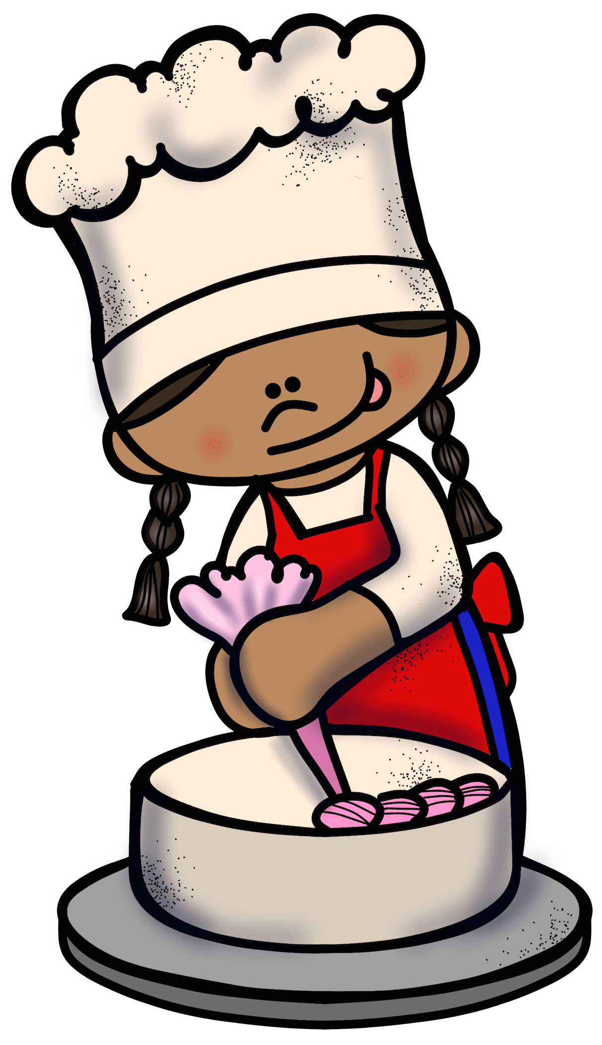 Chef pin page clipart clip art