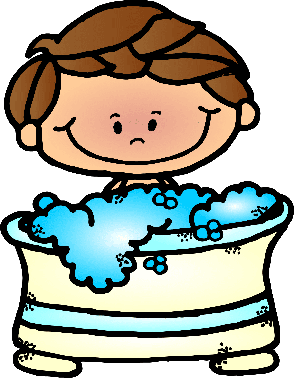 Bath pin page clipart free 2