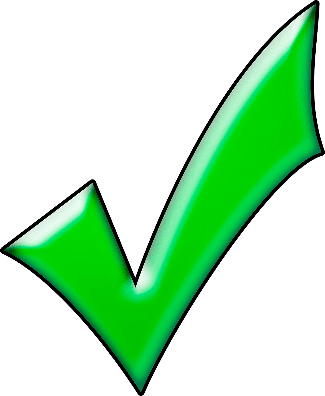 Check mark vector clipart images
