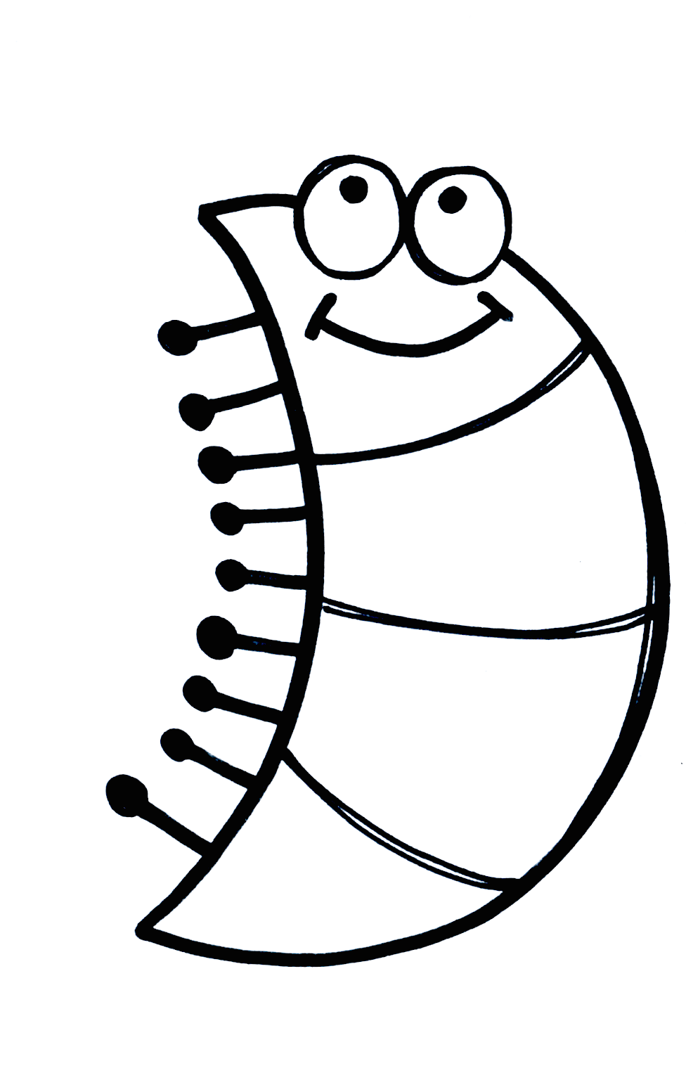 Caterpillar pin page clipart logo