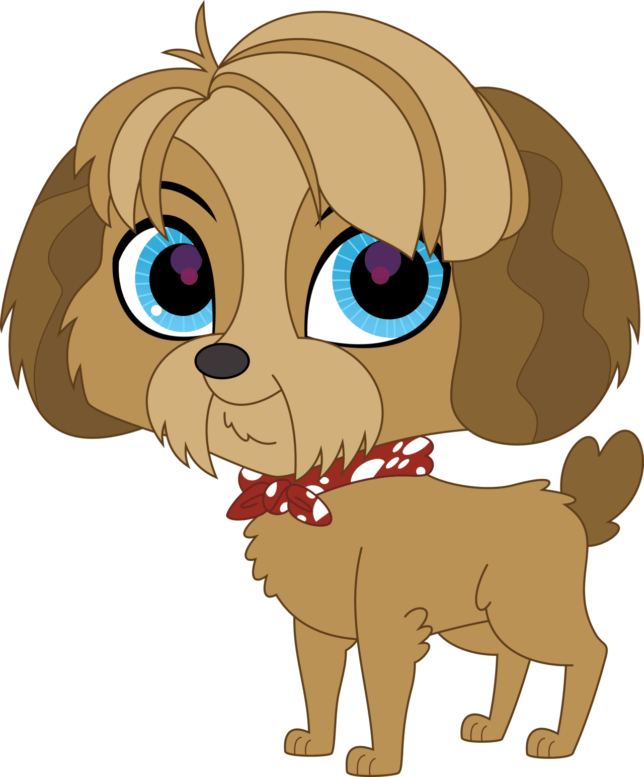 Puppy pin page clipart image 5