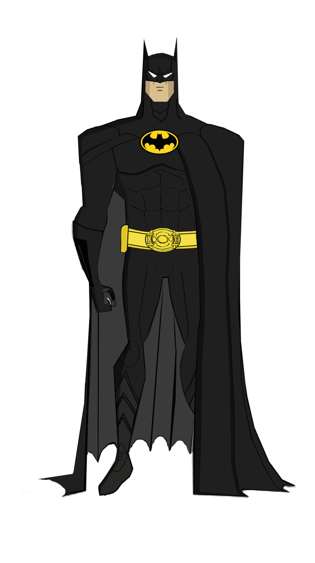 Updated batman jlu style by alexbadass deviantart clipart photo