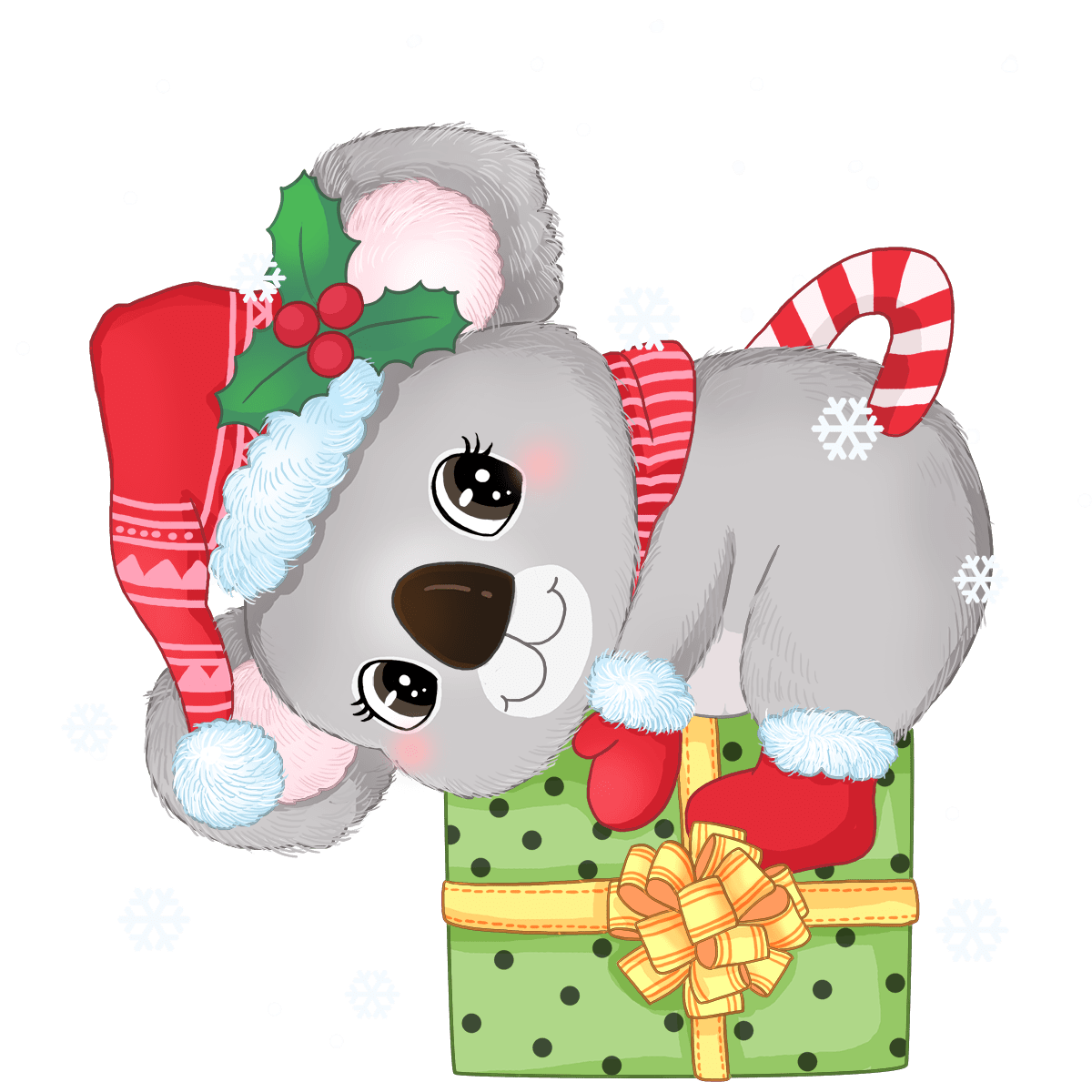 Koala pin page clipart image 2