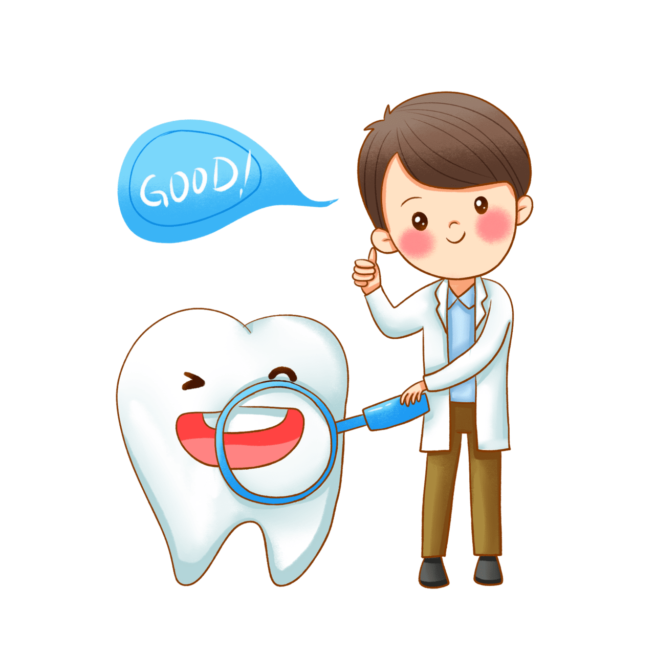 Dentist clipart vector