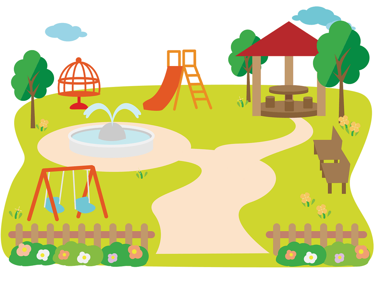 Park vector clipart images