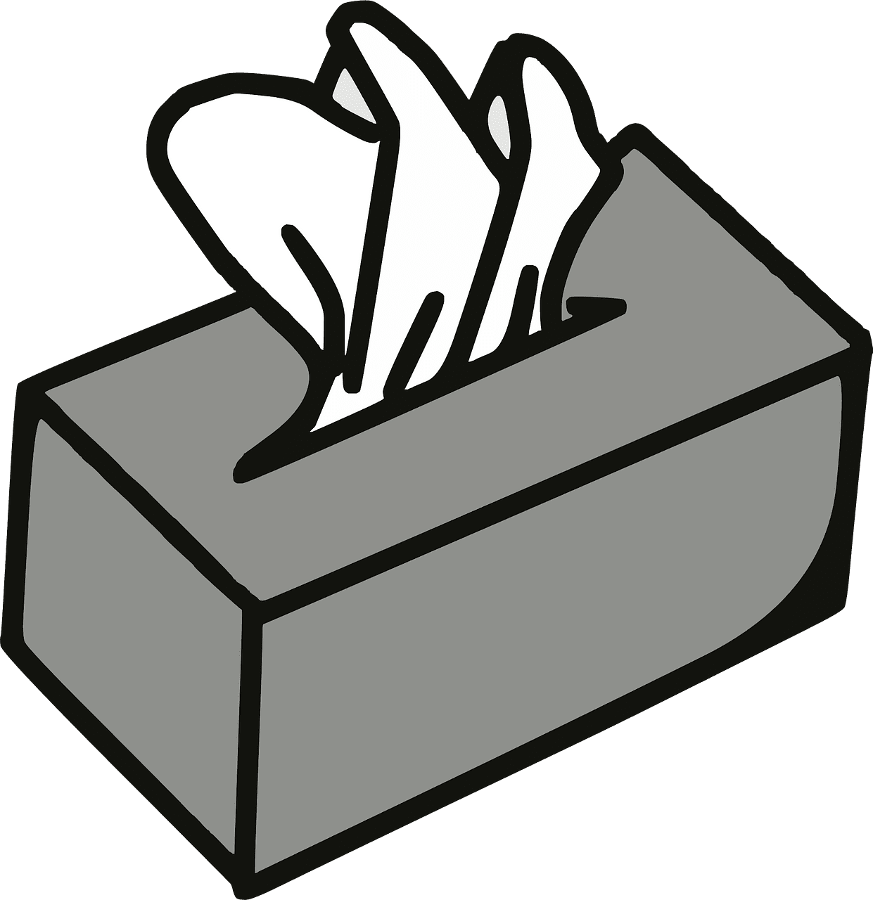 Napkin box vector clipart images