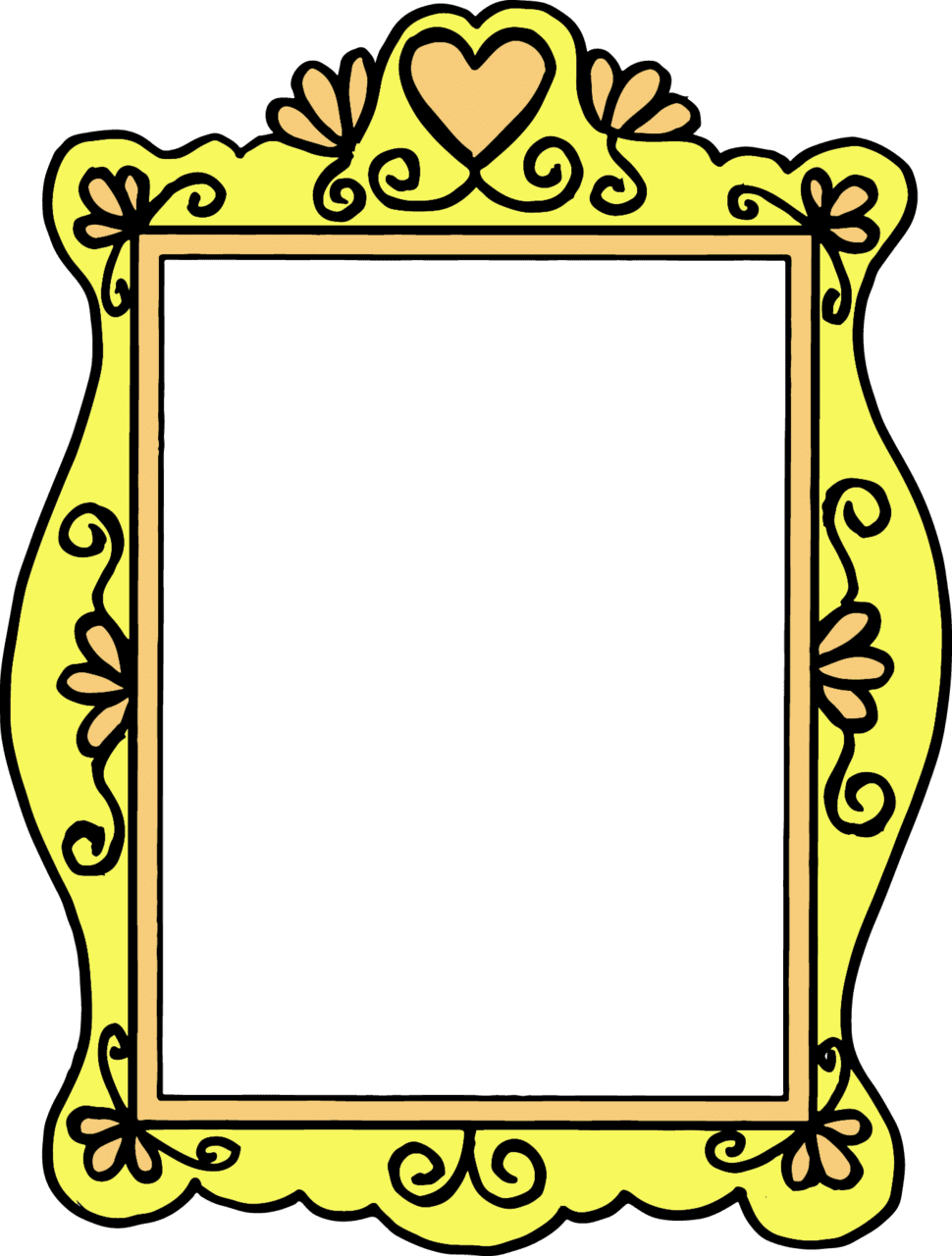 Frame pin page clipart image 3