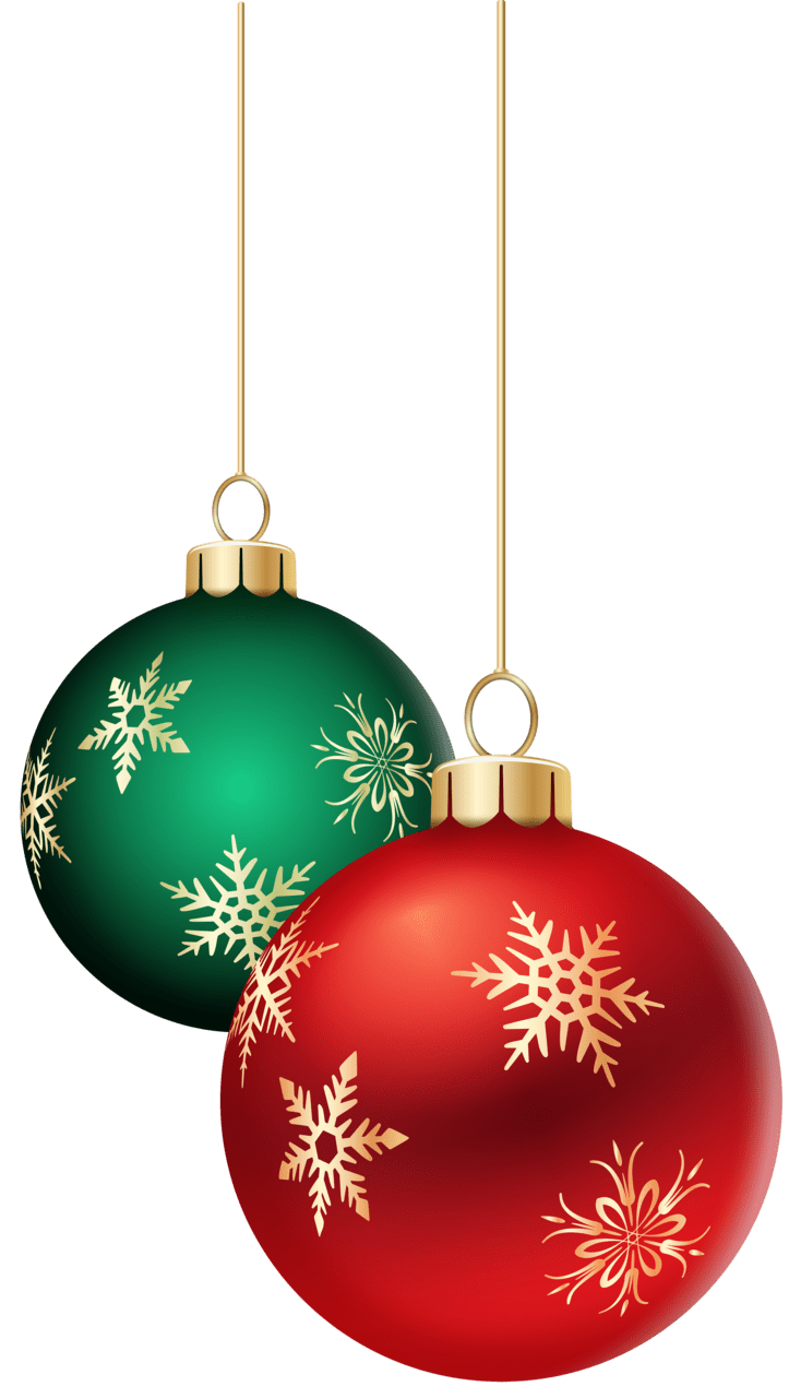 Christmas balls ornament decoration lights clipart image