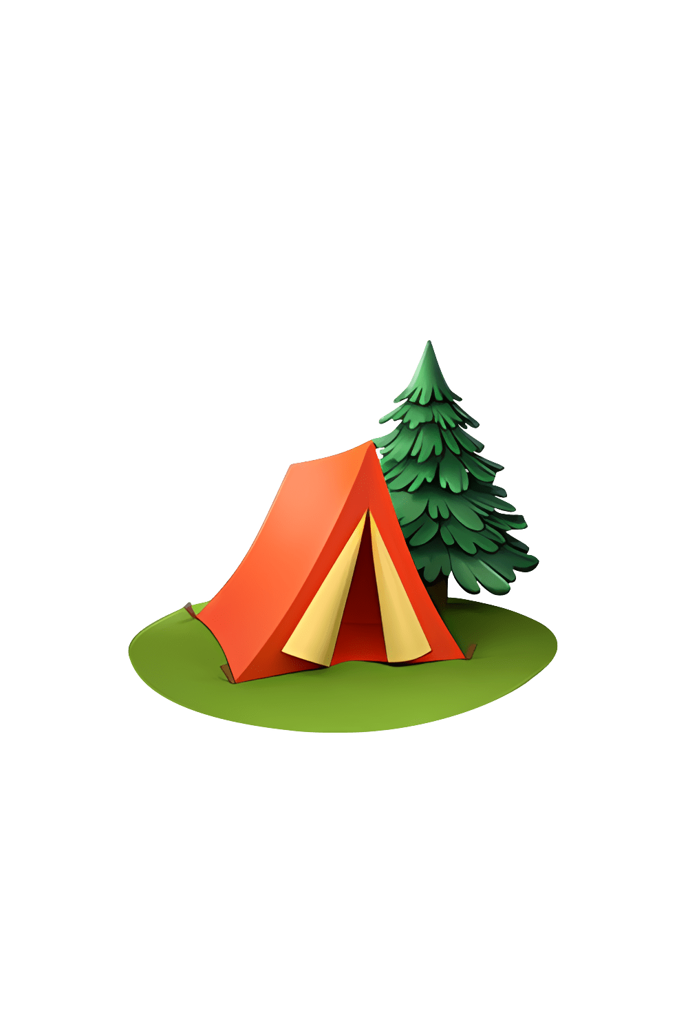 Tent camping emoji clipart clip art