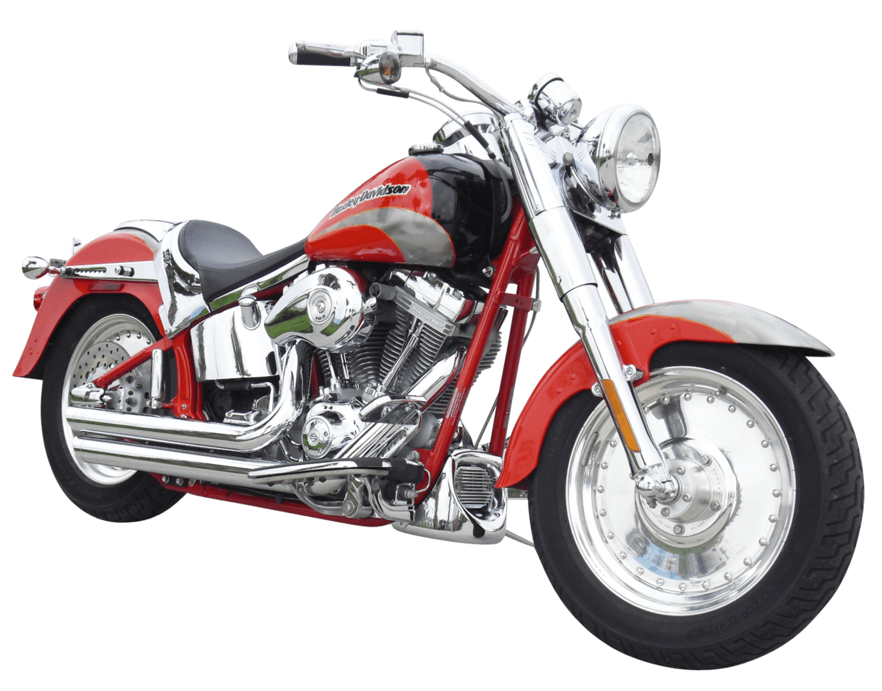 Harley davidson motorcycle image with background clipart