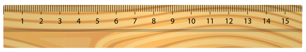 Wooden ruler vector clipart high quality images and