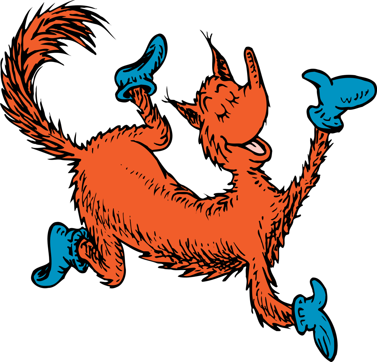 Fox in socks dr seuss clipart hat cat the teacher free