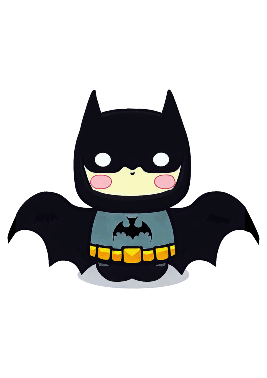 Batman cute pop funko clipart free