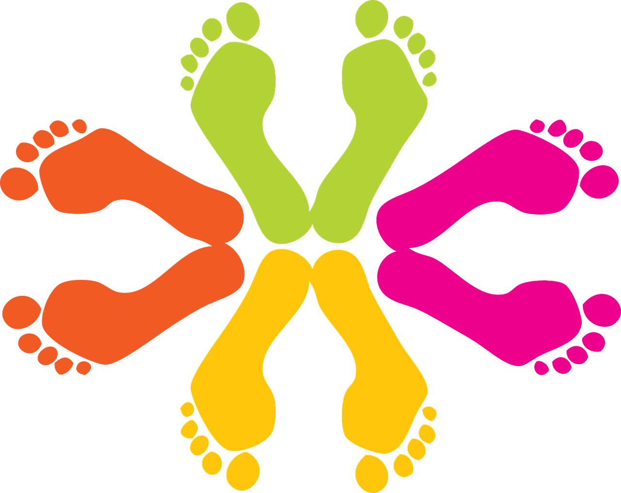 Feet voetafdrukken voetafdruk voeten gratis vectorafbeelding op pixabay clipart