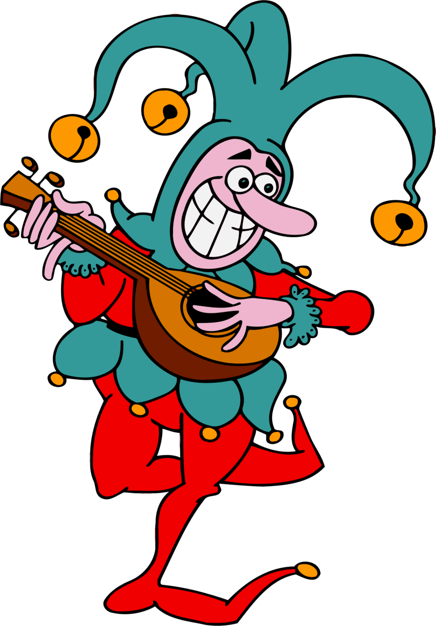 Clown jester image clipart book christmas halloween books