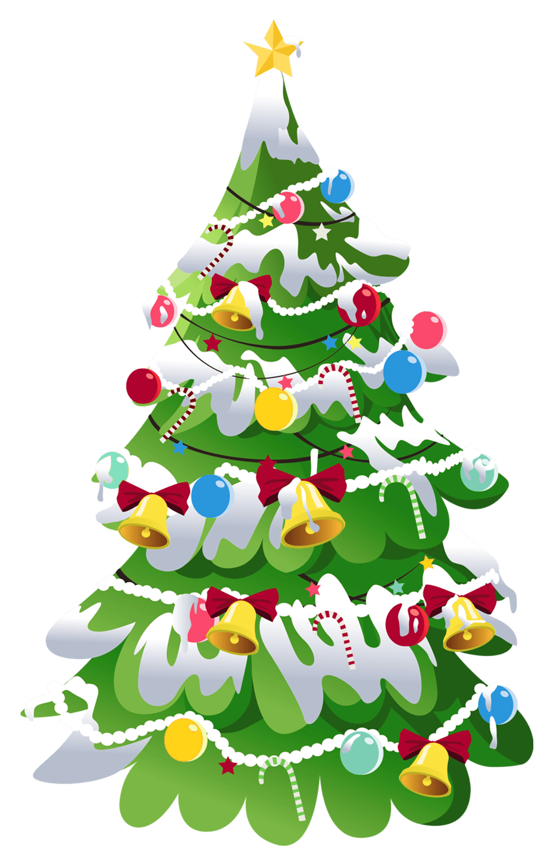 Pine tree christmas picture clipart