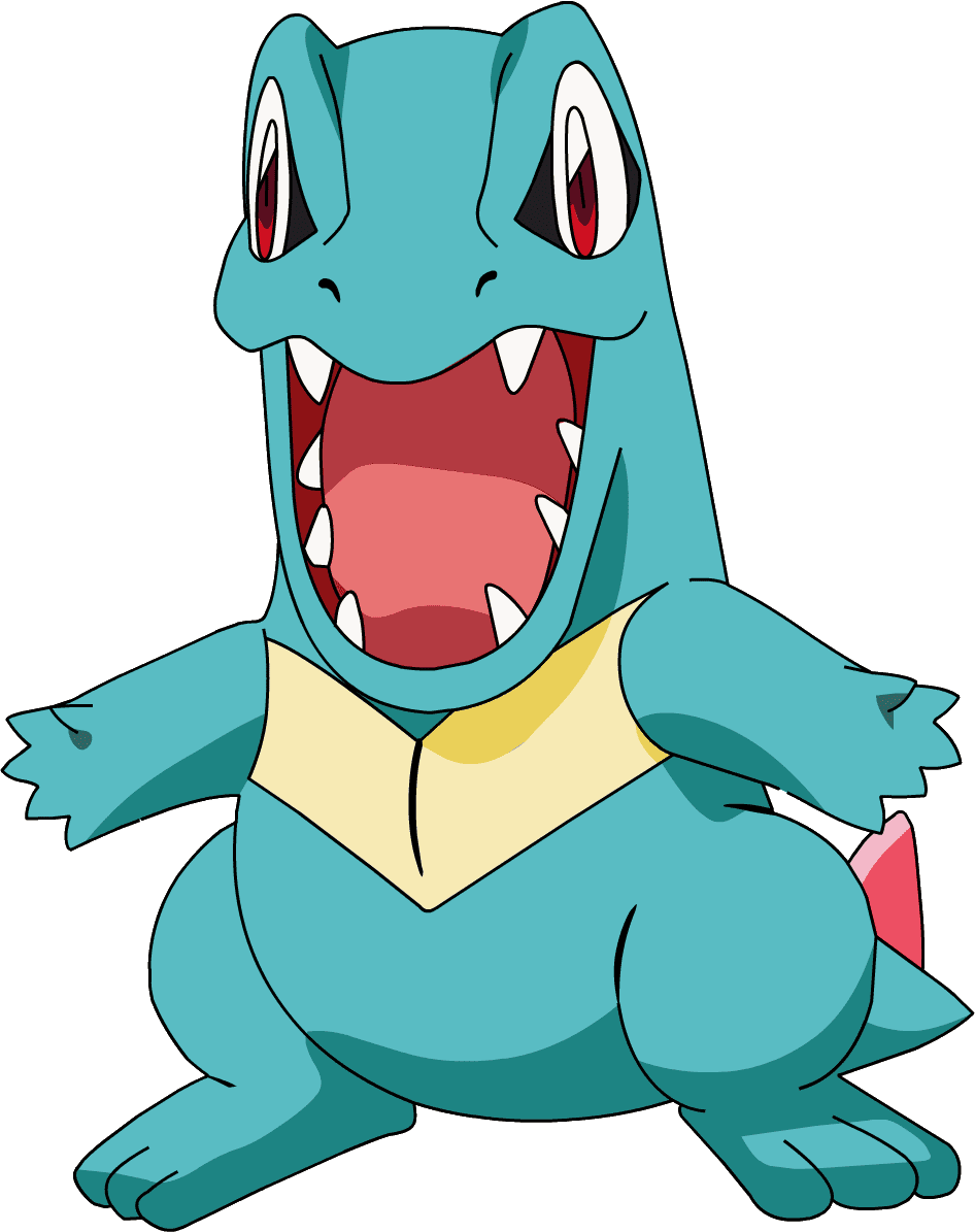 Pokemon totodile clipart background