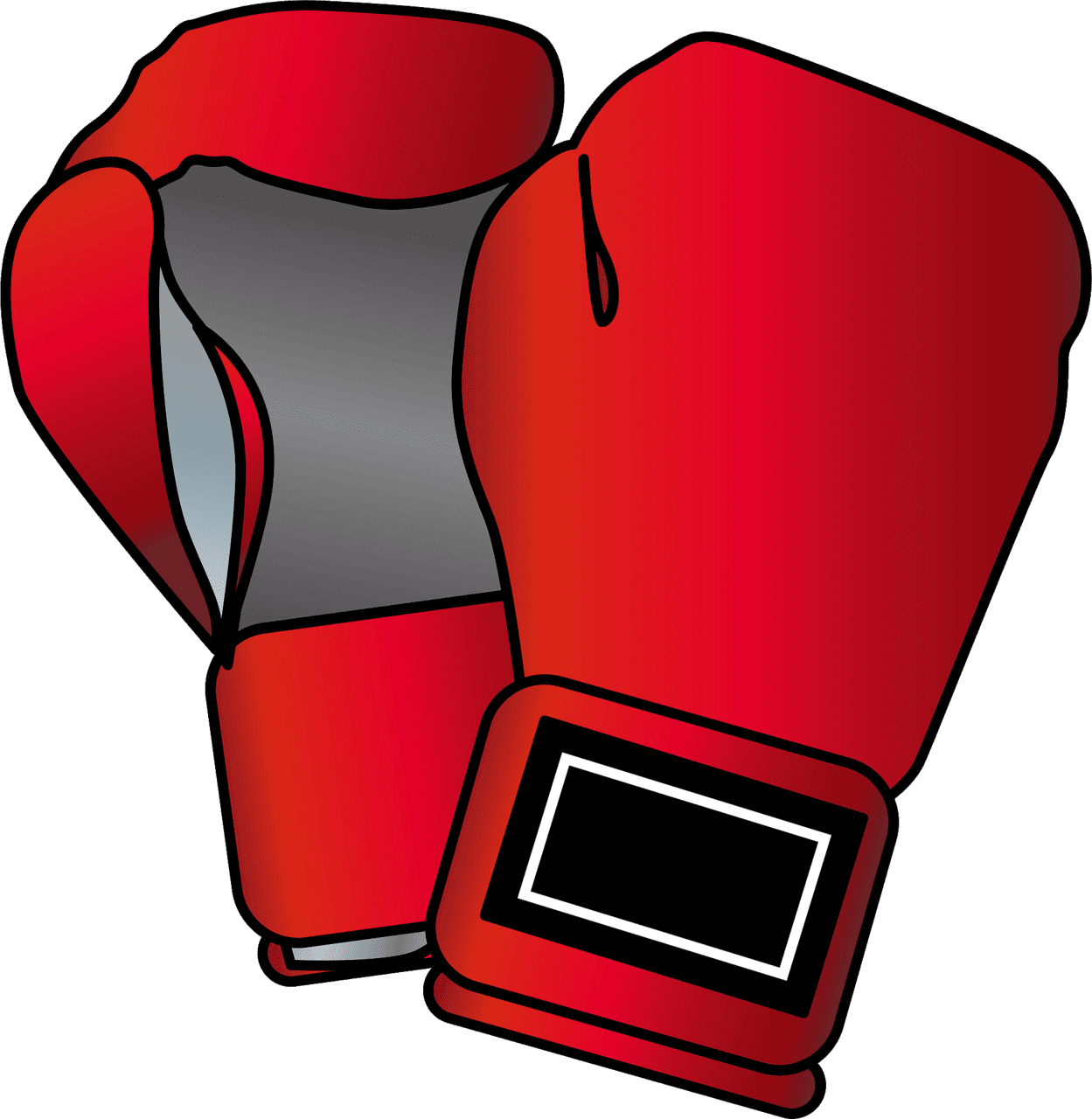 Boxing gloves glove vector clipart images 2