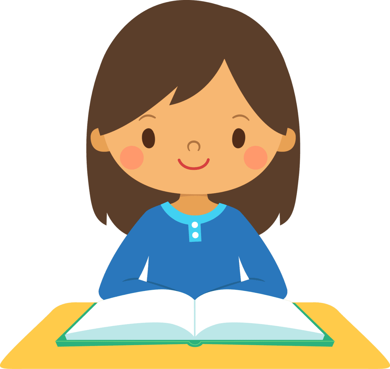 Smile beginning middle end for author visit clipart free