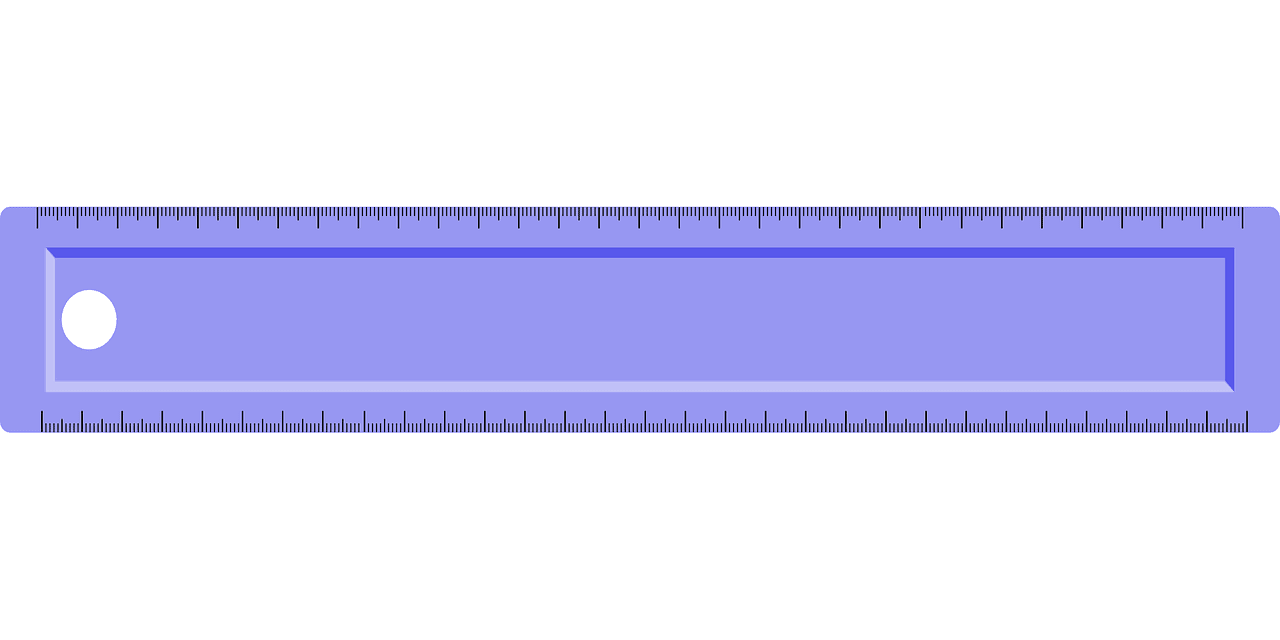 Ruler measuring tool school supplies image clipart