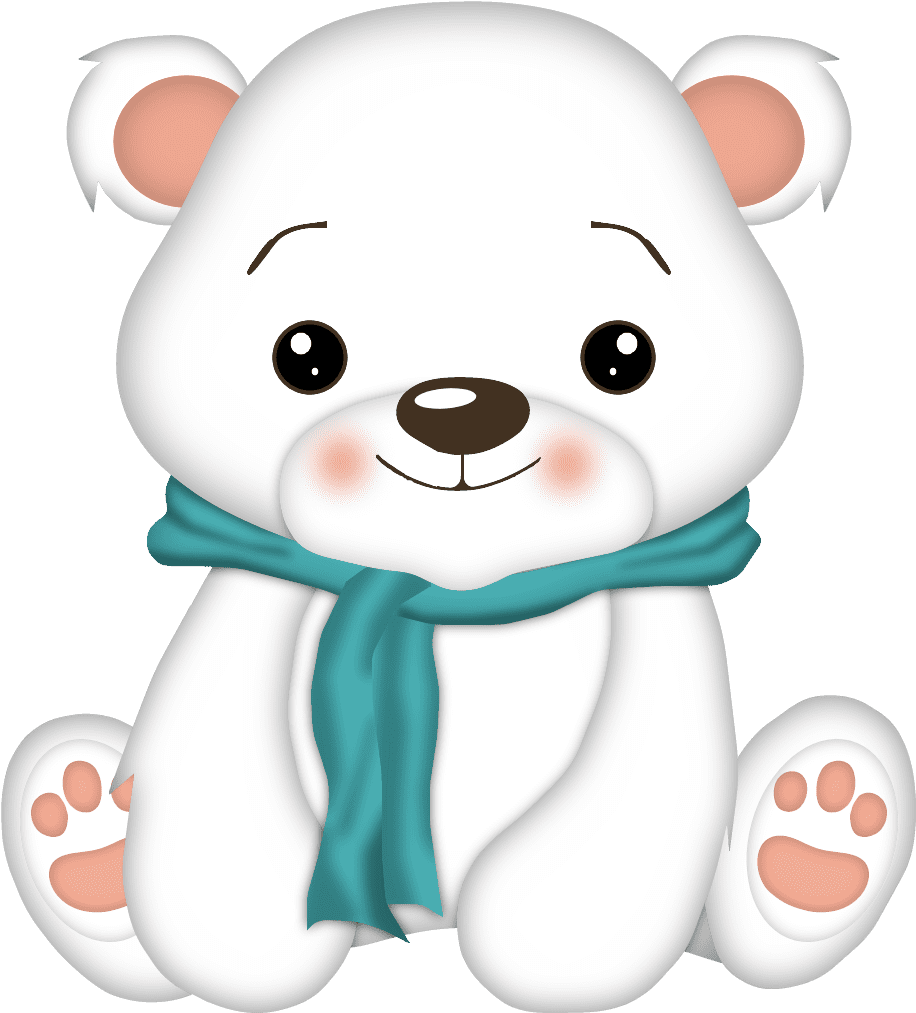 Picture use kawaii clipart polar bear cute full size image