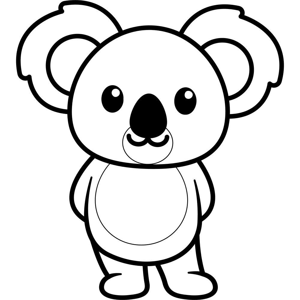 Koala coloring pages new printable updated clipart image