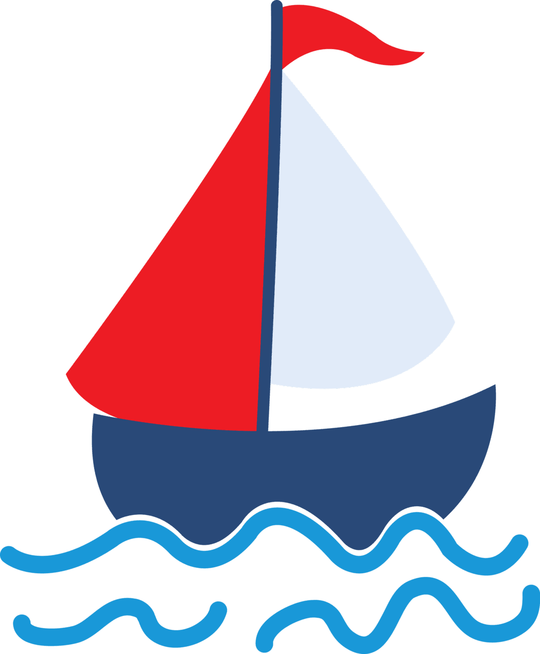 Sailboat pin page clipart picture 4