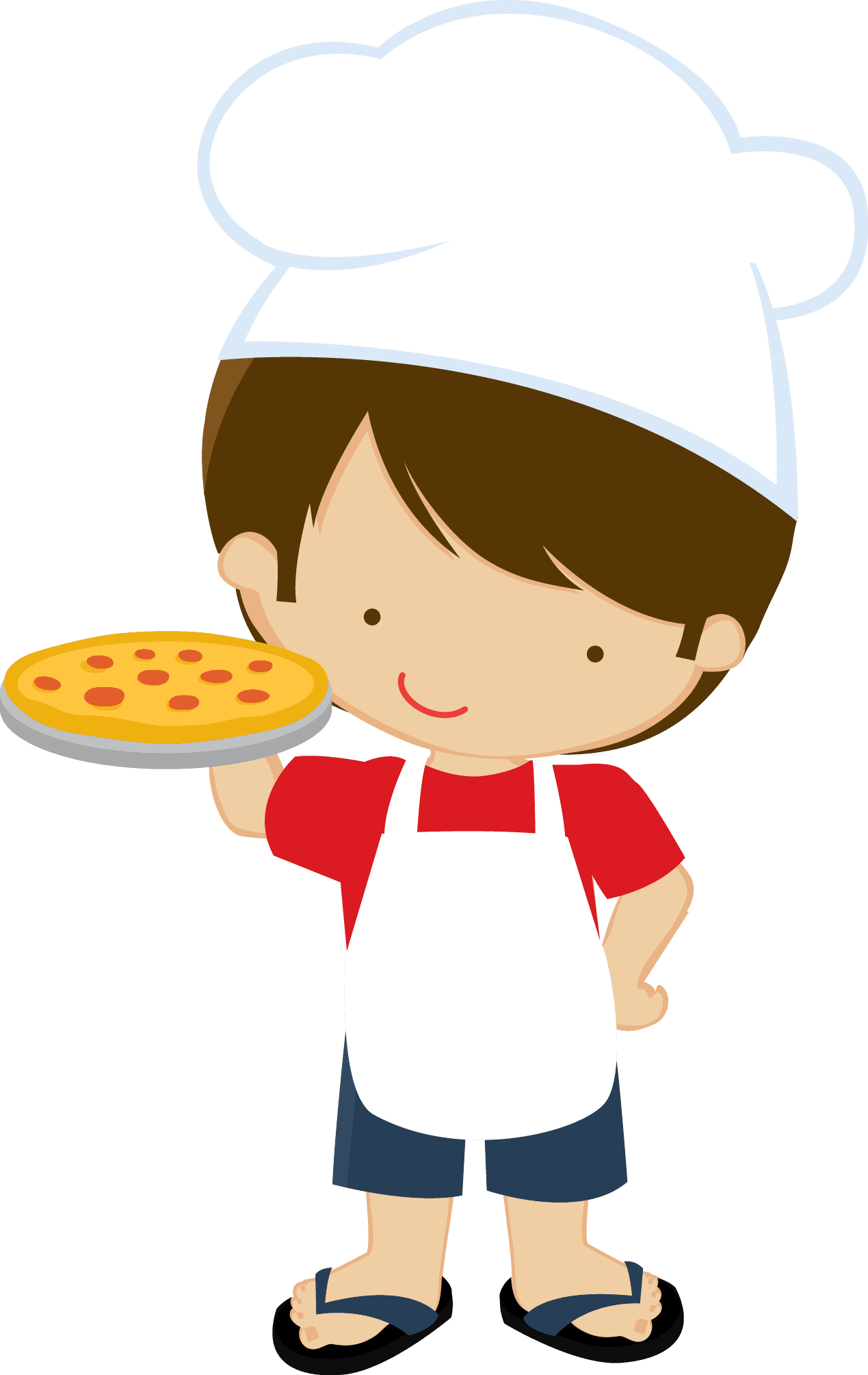 Chef pin page clipart clip art 8