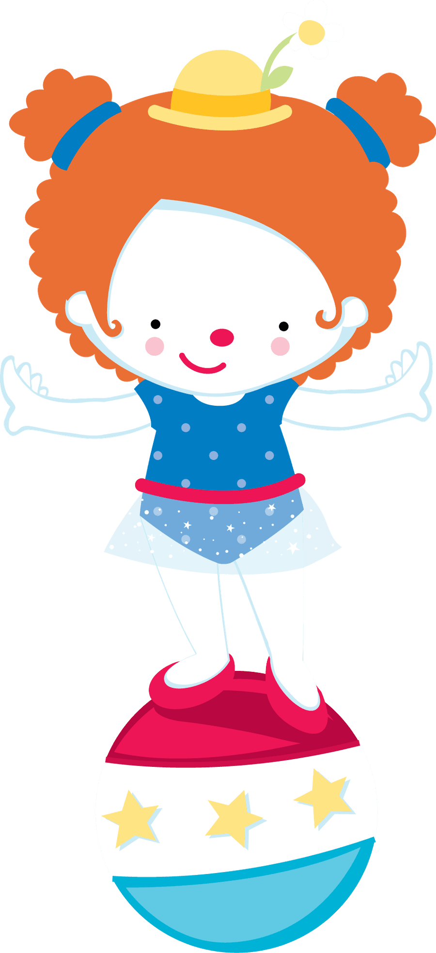 Clown pin page clipart clip art 2