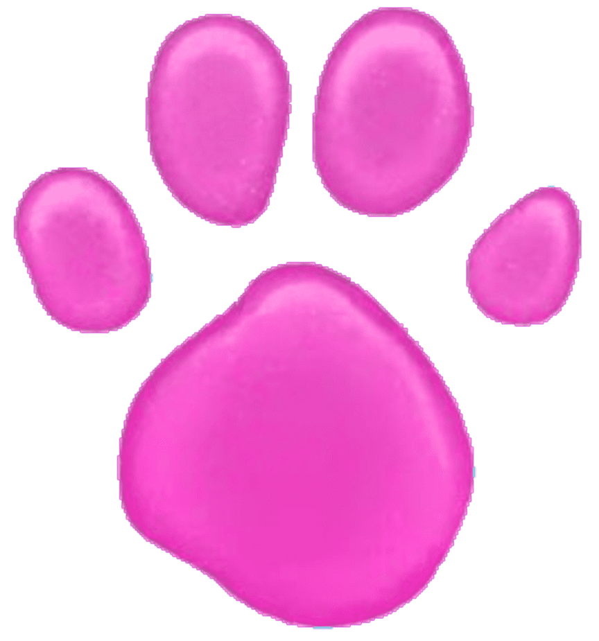 Paw print pin page clipart transparent 2