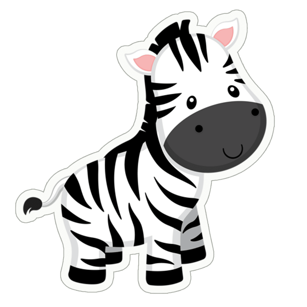 Zebra diguelly papelaria personalizada clipart clip art