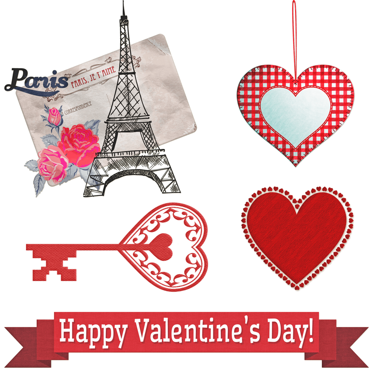 Happy valentines day valentine clipart transparent