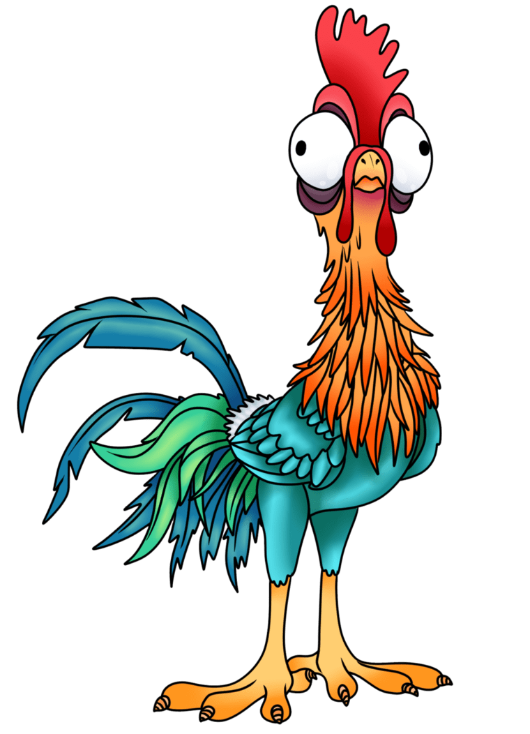 Rooster pin page clipart photo 3