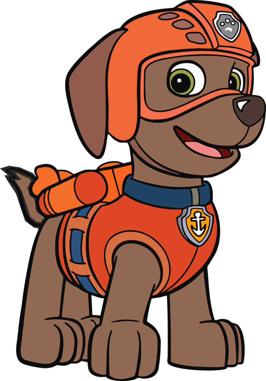 Paw print patrol clipart transparent