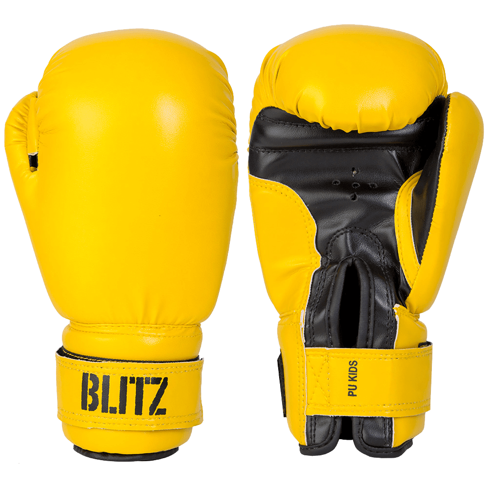 Yellow boxing gloves image size clipart