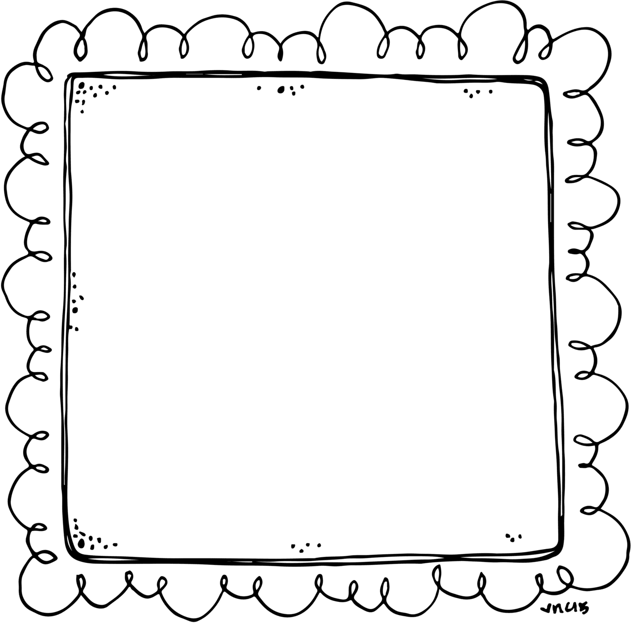 Frame pin page clipart image