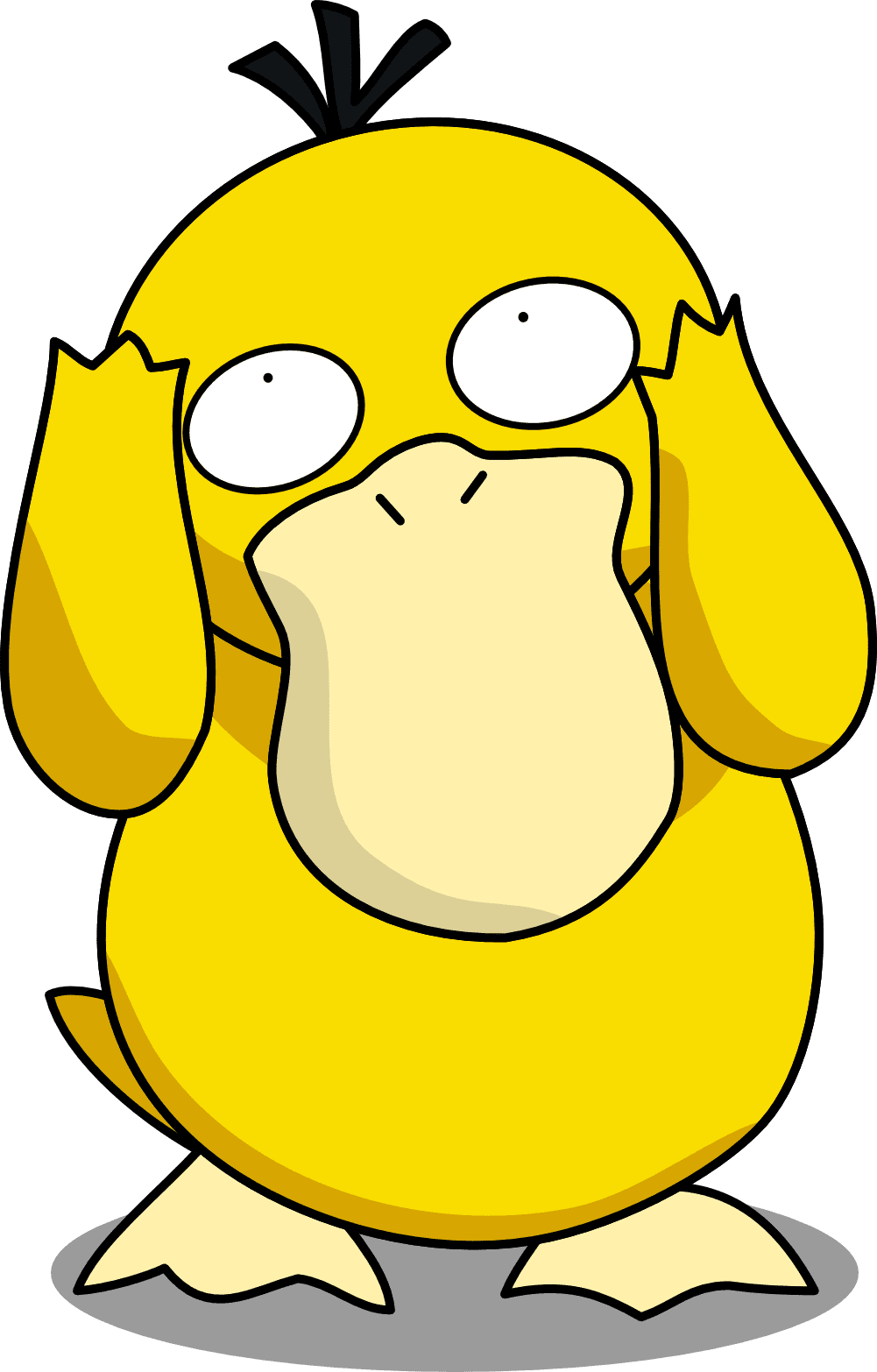 Pokemon silly psyduck by mslash production deviantart clipart photo