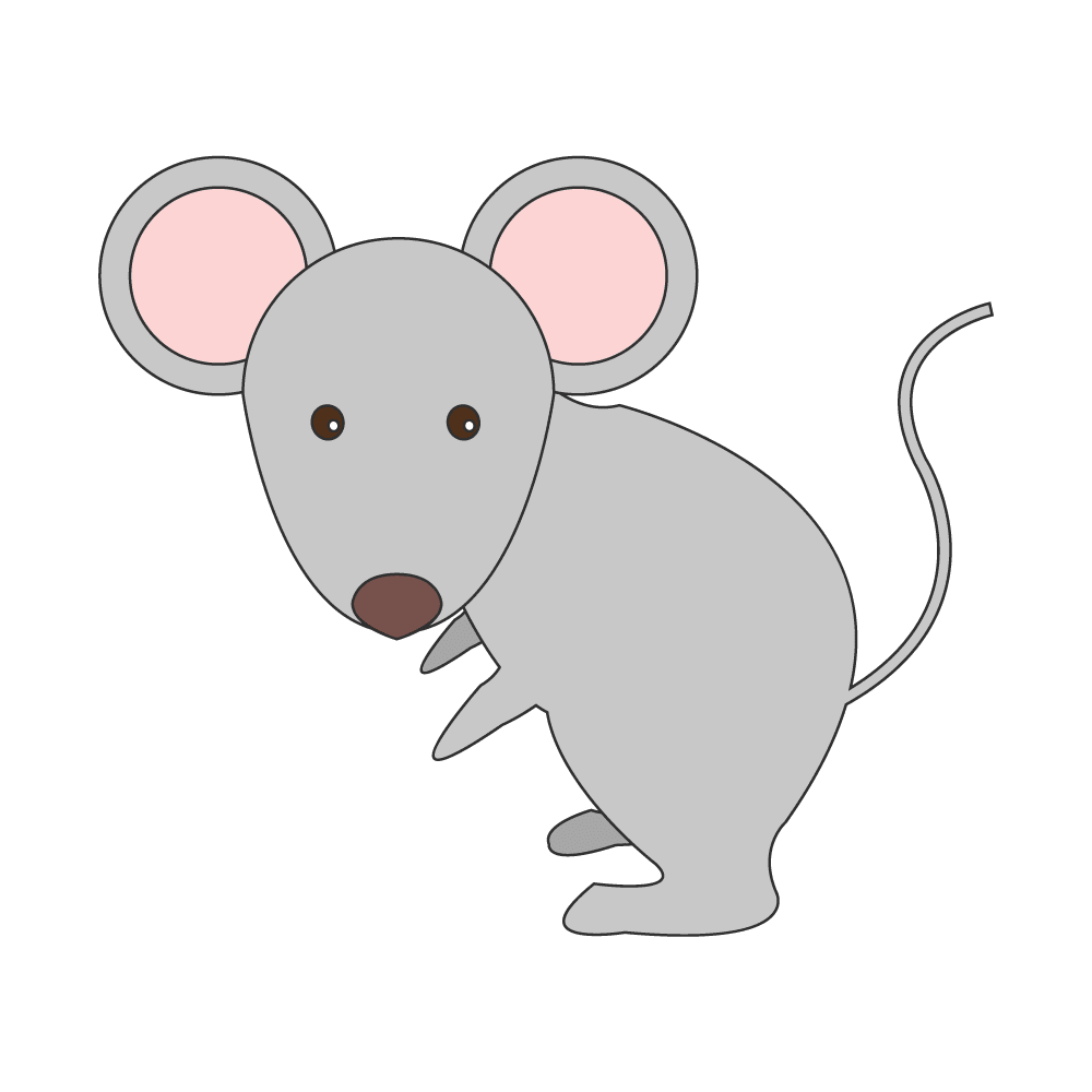 Mice pin clipart vector