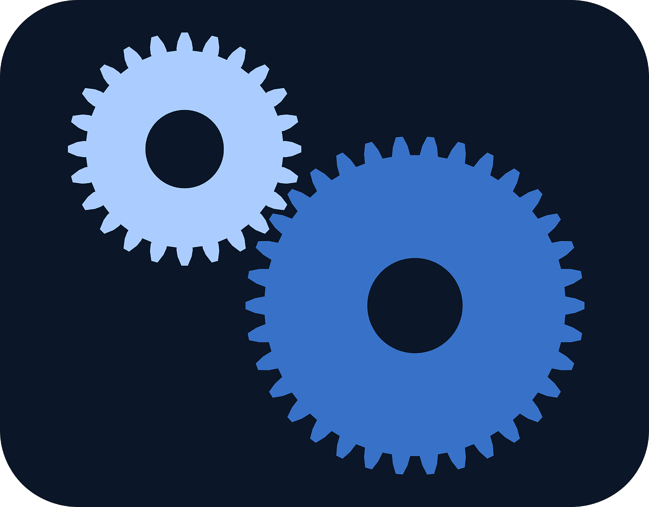 Gear options preferences vector graphic clipart