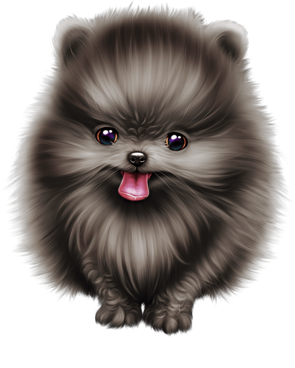 Puppy pin page clipart transparent