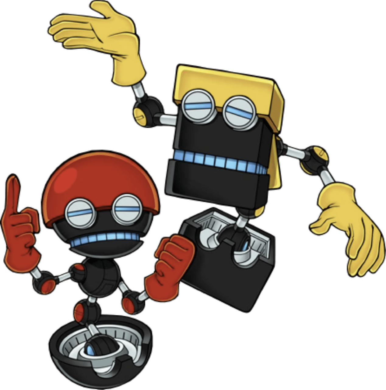 Robot orbot cubot clipart transparent