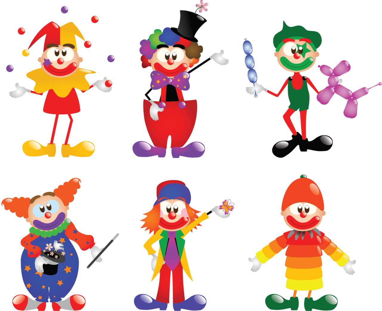 Clown clipart logo 2