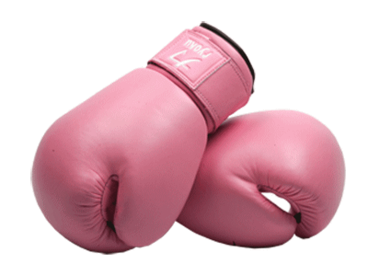 Pink boxing gloves images vector clipart line