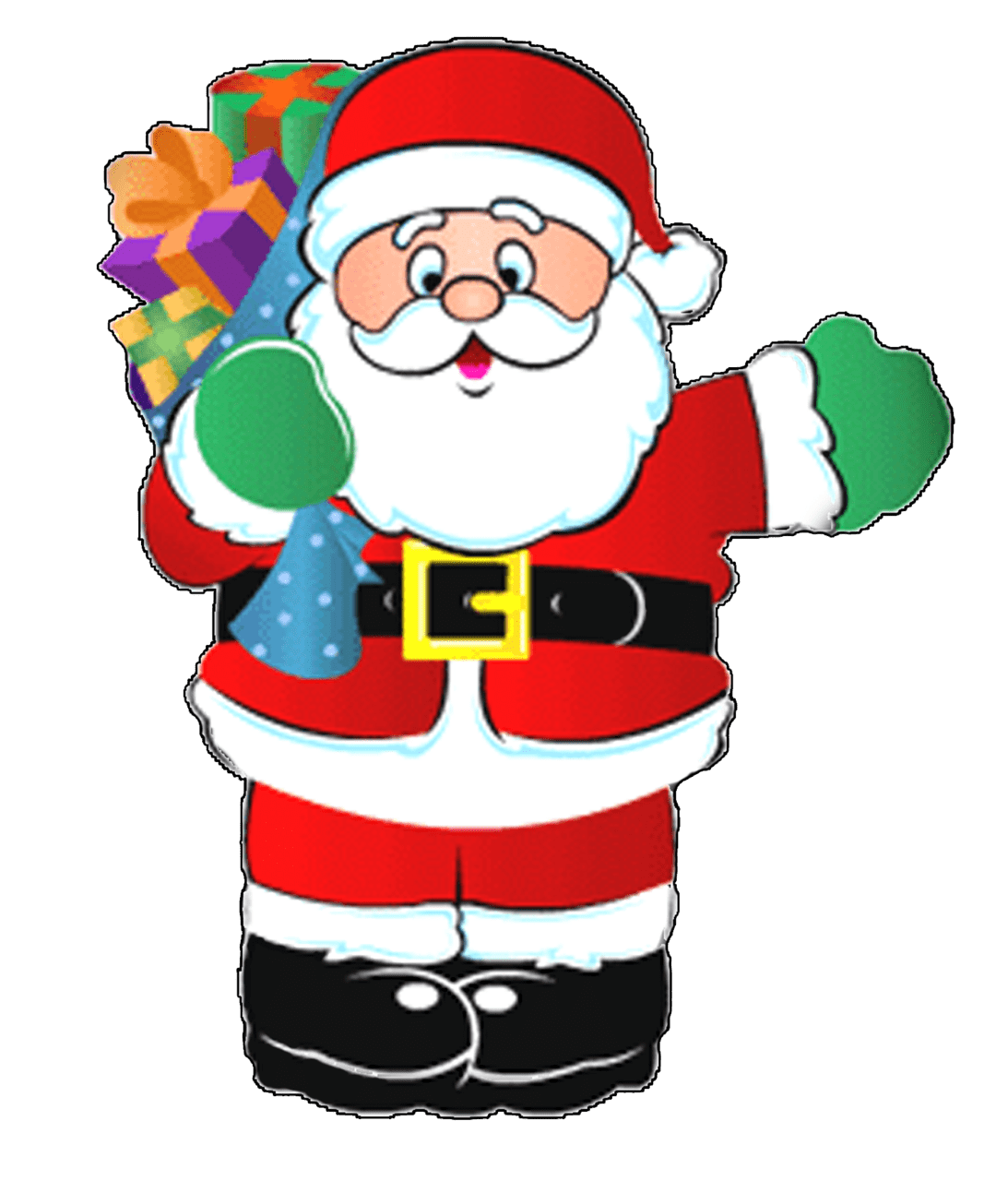 On santa claus clipart free