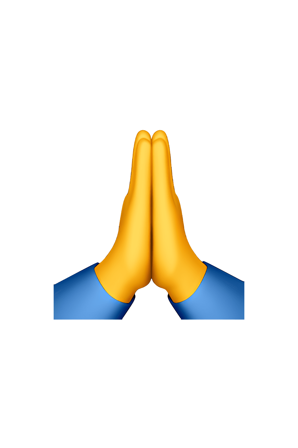 Praying hands folded emoji clipart clip art