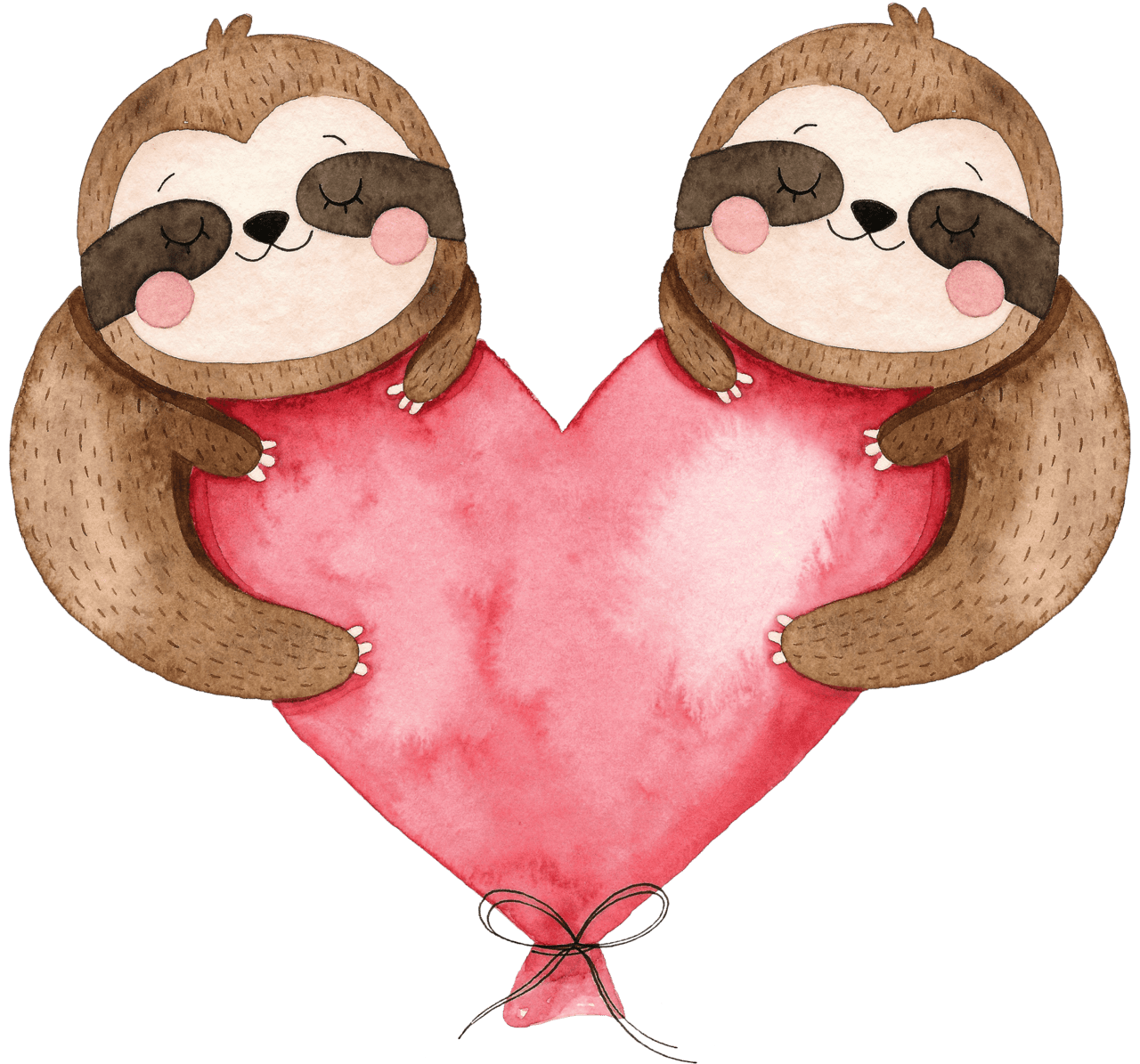 Sloth pin page clipart picture