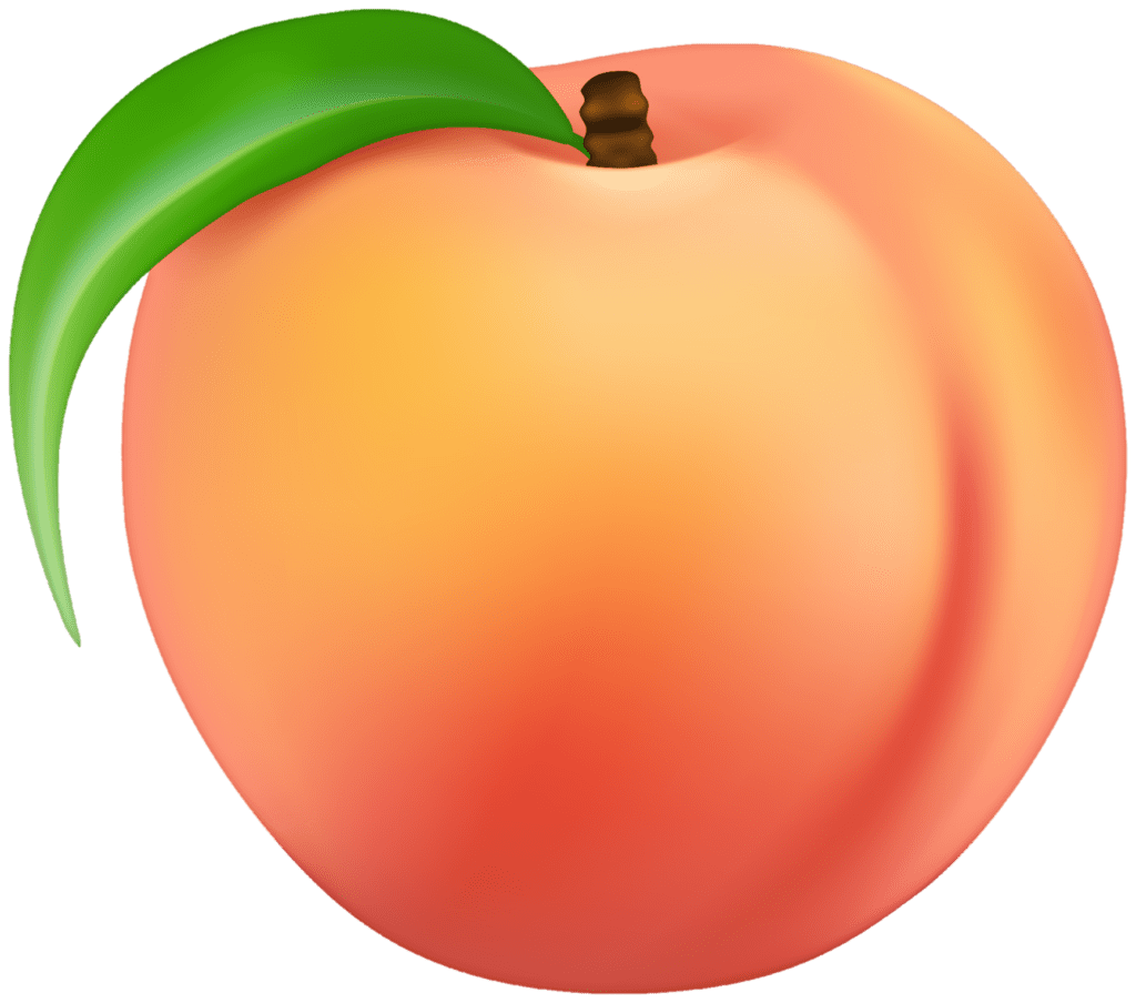 Peach art images clipart