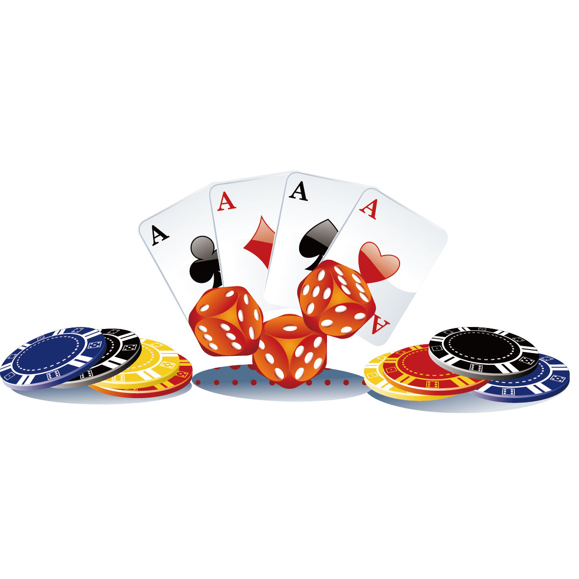 Playing cards pin page clipart picture 2